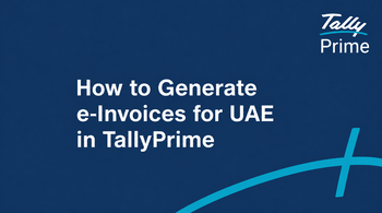 How to generate and exchange invoices in TallyPrime