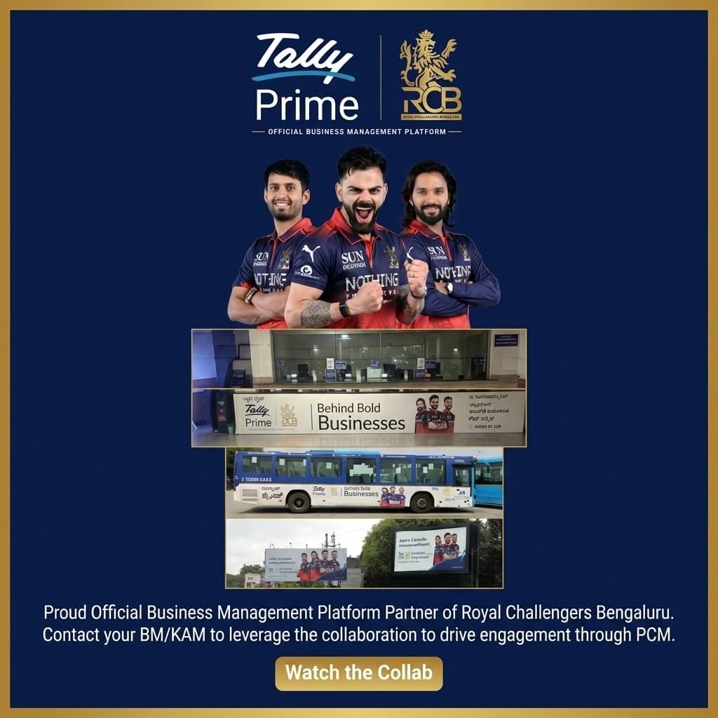 TallyPrime x Royal Challengers Bengaluru Collaboration