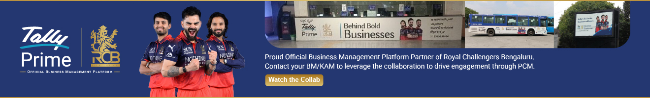 TallyPrime x Royal Challengers Bengaluru Collaboration