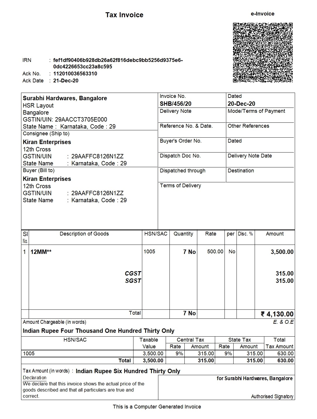 Tax Invoice Format With Gst In Excel at Tanya Rojo blog