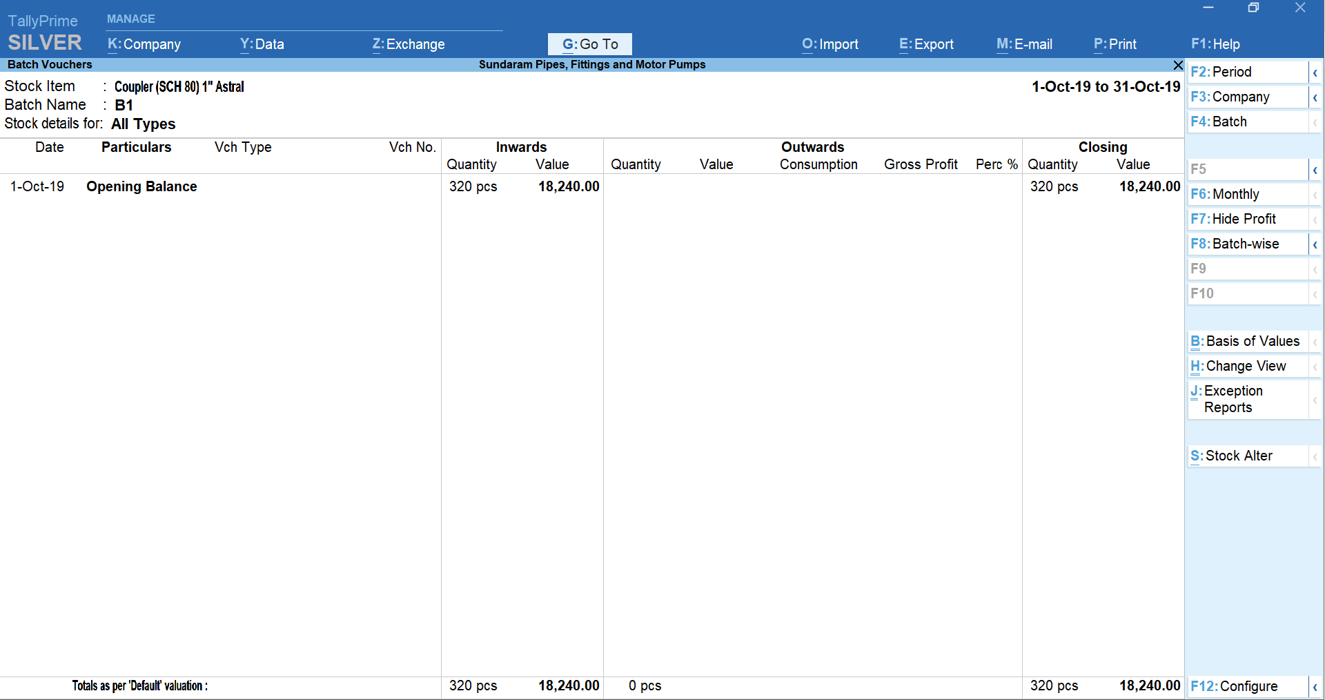 Keep track of perishable goods