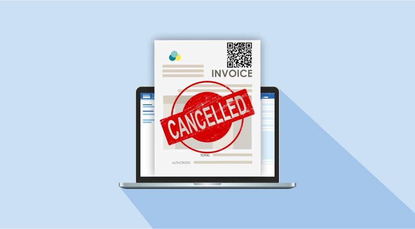 how to cancel e-invoice
