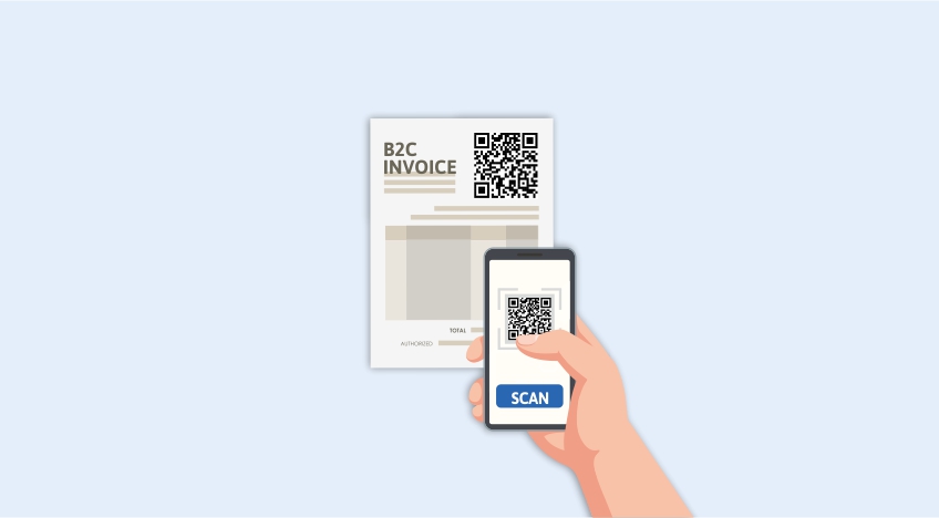 Upi Based Dynamic Qr Code On B2c Invoices Solution By Our Eco System