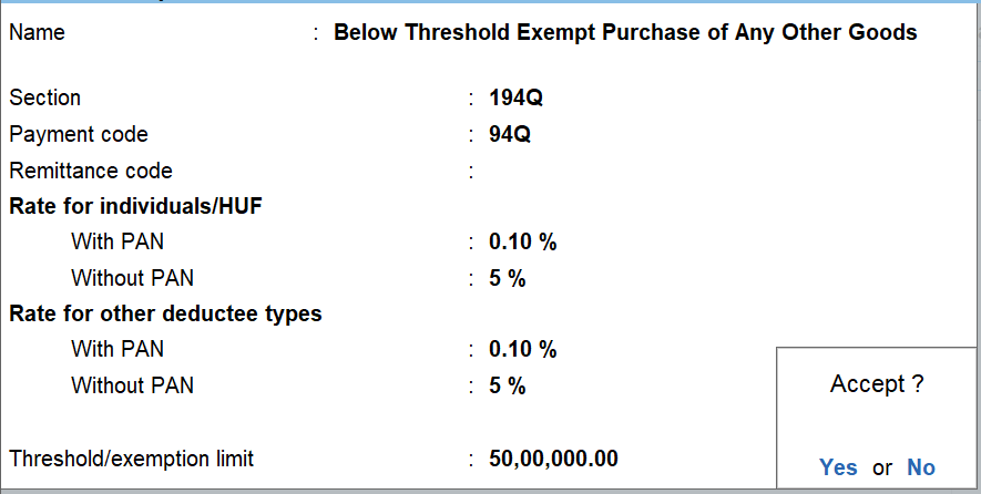 tds section1 94q in tallyprime