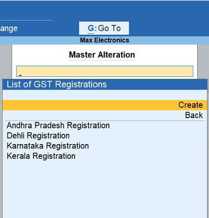 manage mult-gstin in tallyprime