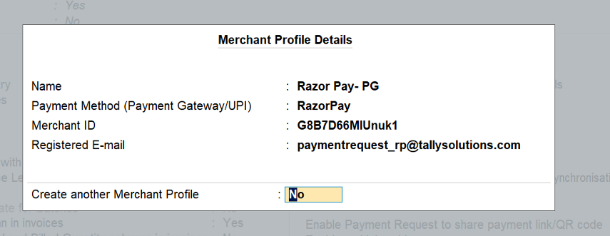 manage multiple payment gateways in TallyPrime