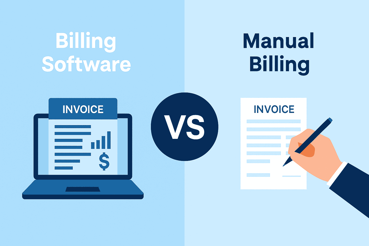Billing Software vs Manual Billing: What’s Best for Retail Shops in India?