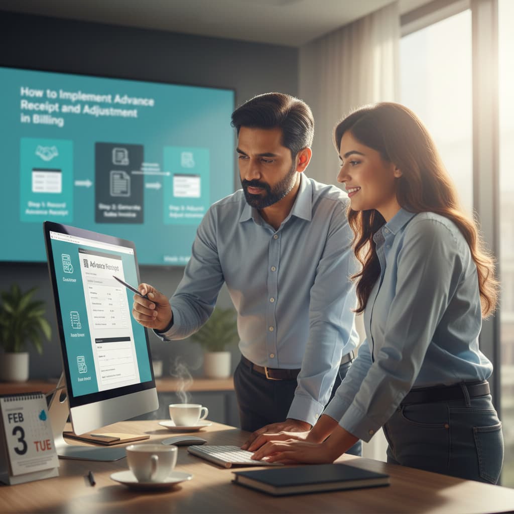 How to Implement Advance Receipt and Adjustment in Billing