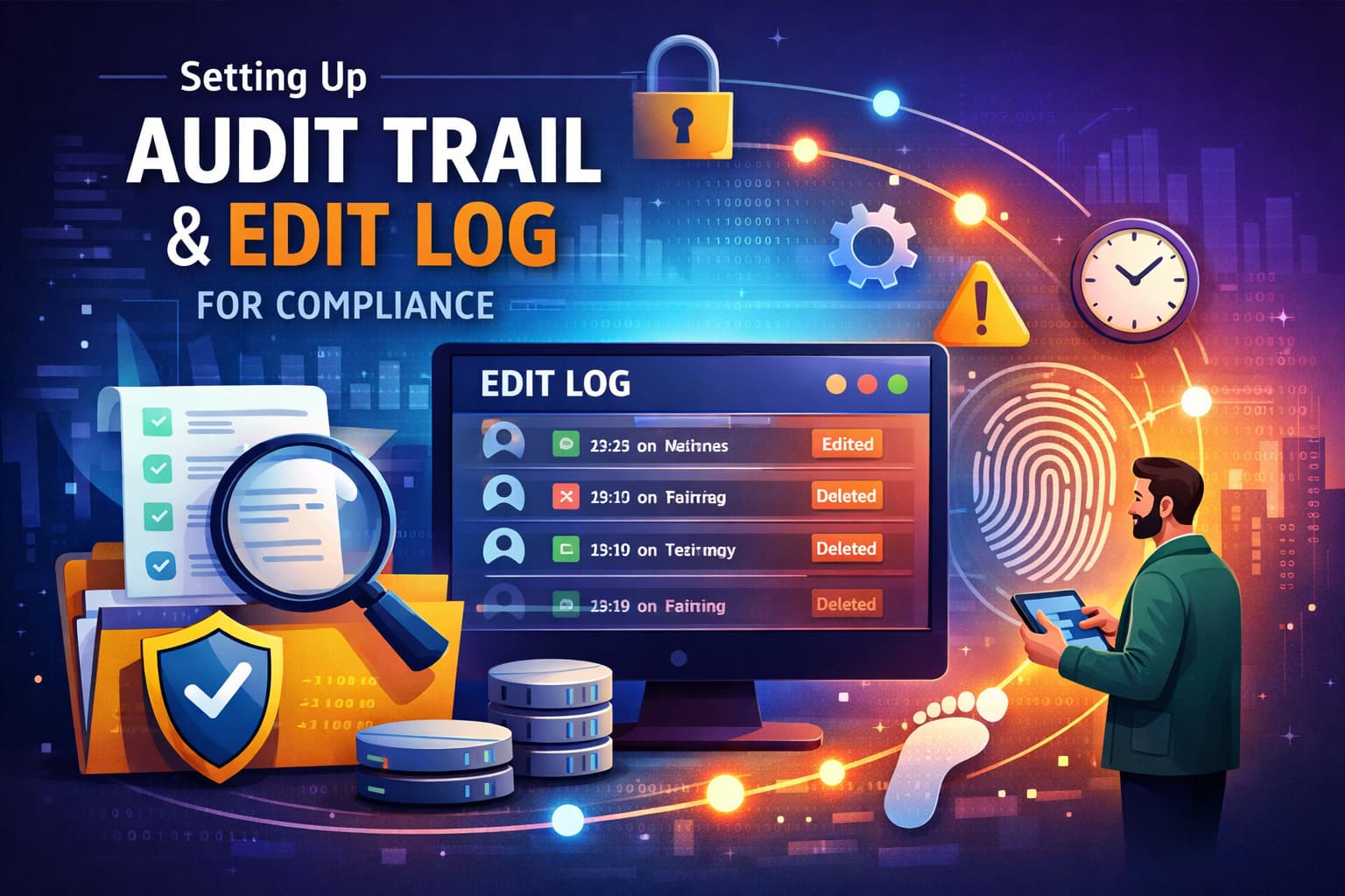 Setting Up Audit Trail and Edit Log for Compliance