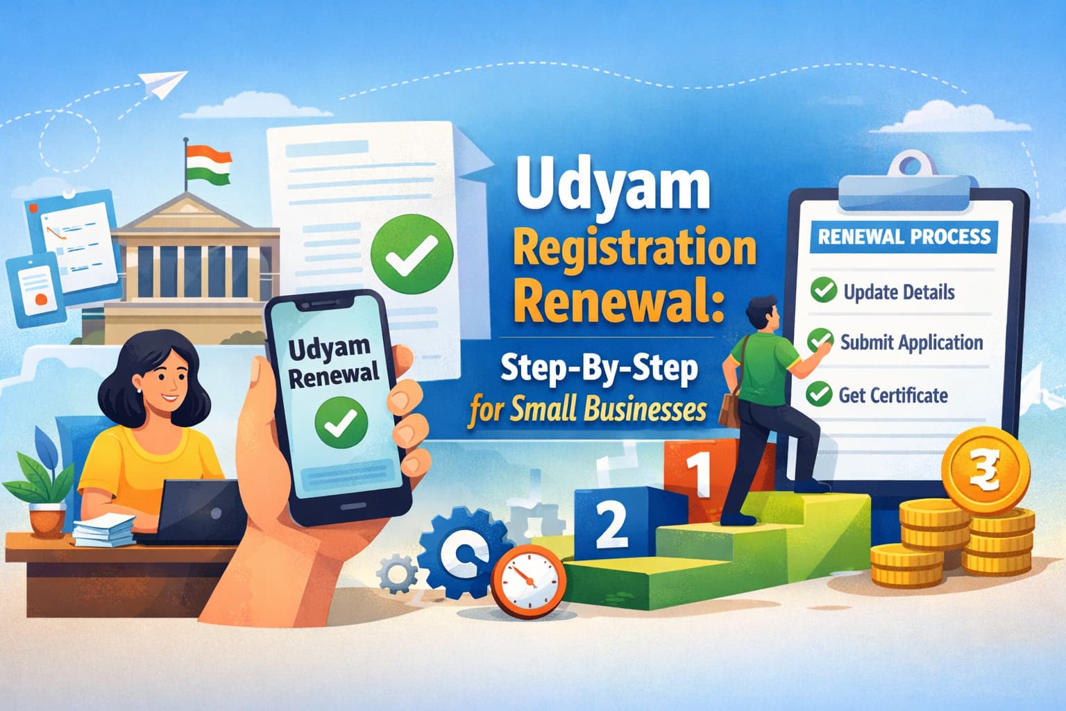 Udyam Registration Renewal: Step-By-Step for Small Businesses