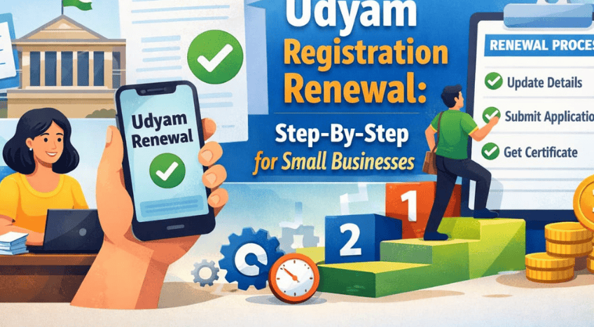 Udyam Registration Renewal: Step-By-Step for Small Businesses