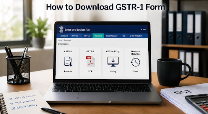 Where Can I Download the GSTR-1 Form and Required PDFs for Filing?