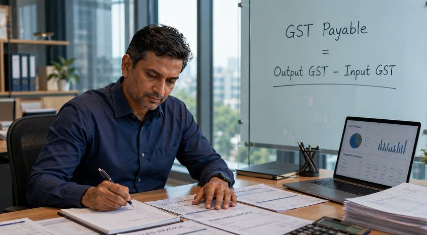 Formula to Calculate GST Payable