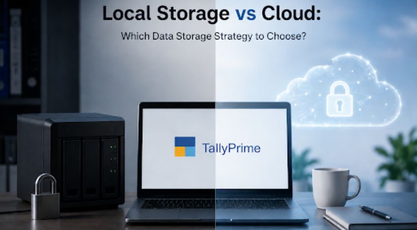 Local Storage vs Cloud: Why TallyPrime’s Approach to Data Security is Better Suited to SMBs