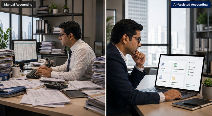 Manual Accounting vs AI-Assisted Accounting: What Businesses Should Know