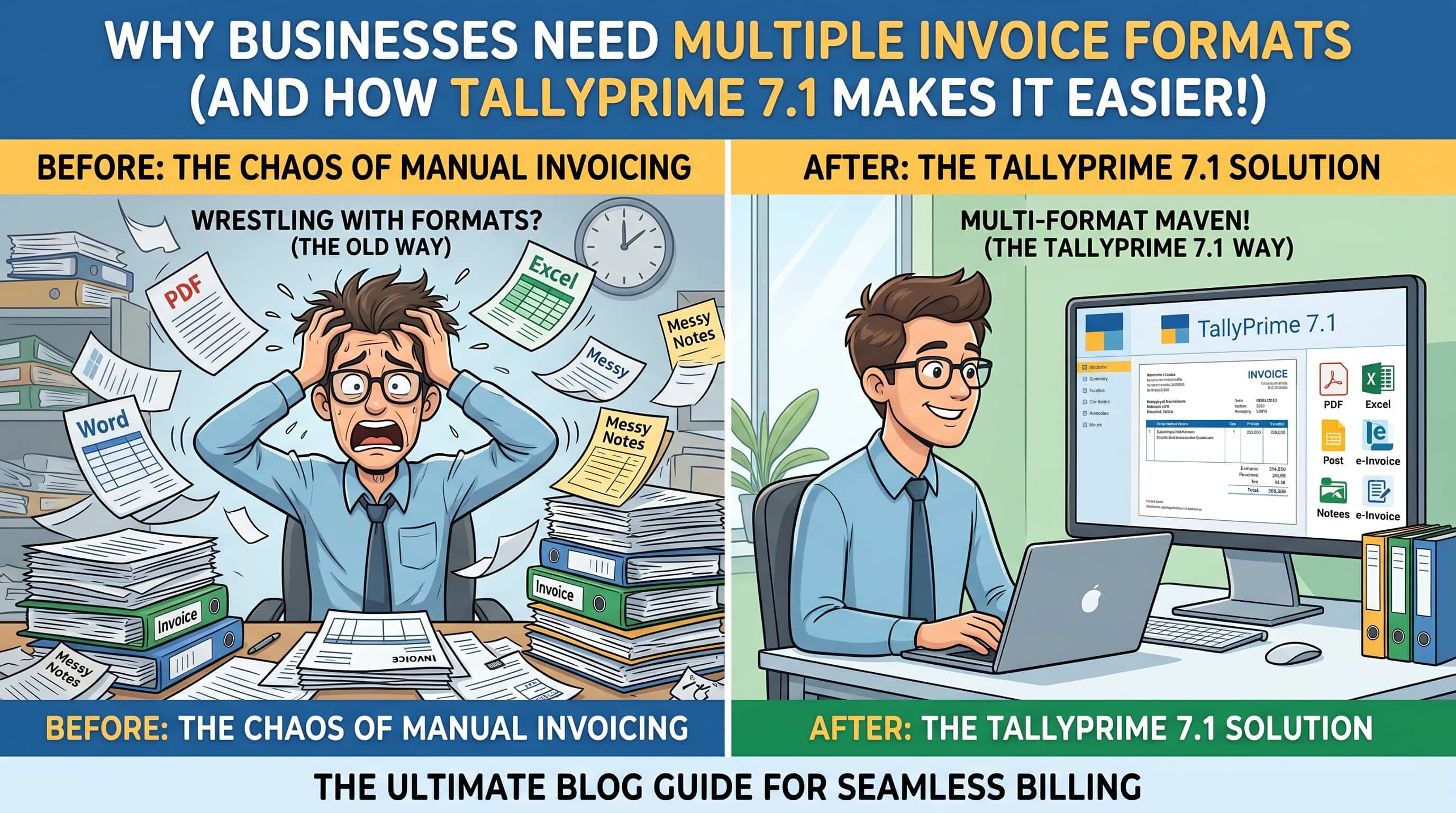 Why Businesses Need Multiple Invoice Formats and How TallyPrime Makes It Easier