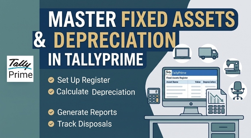 Fixed Asset Register and Depreciation Accounting in TallyPrime: A Guide for Small Businesses