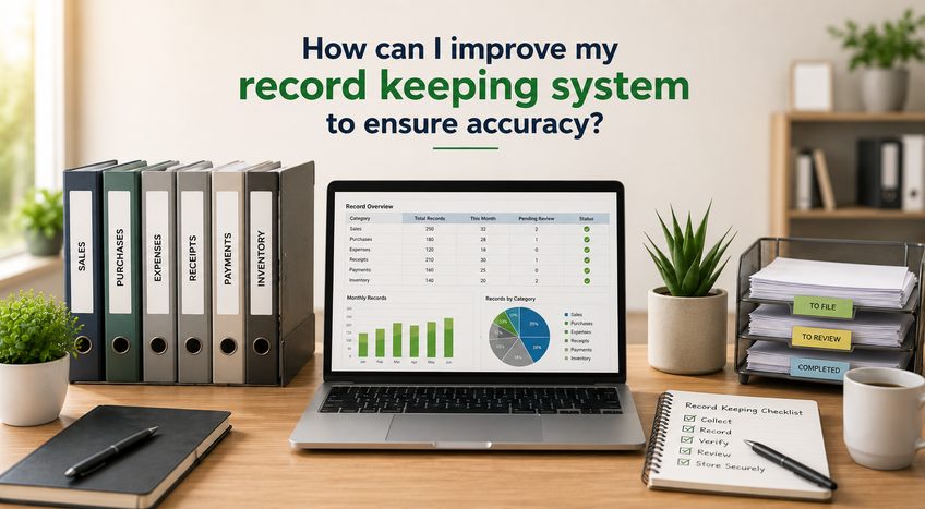 How Can I Improve My Record-Keeping System to Ensure Accuracy?