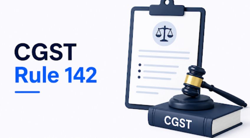 Rule 142 of CGST Rules: Notice, Order & Recovery Process