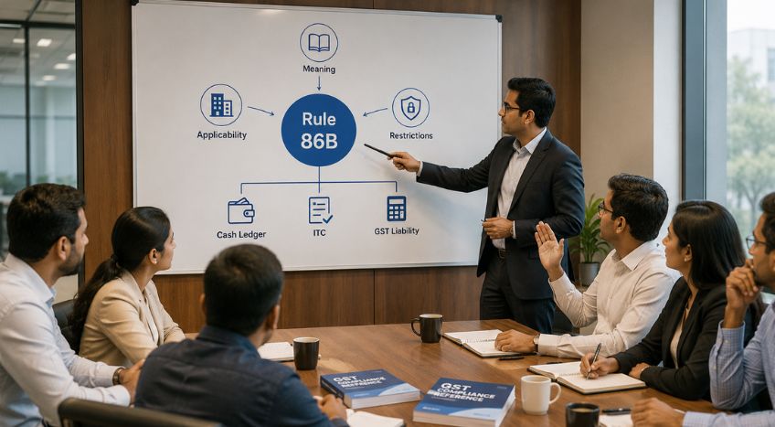 Rule 86B in GST: Meaning, Applicability & Restrictions