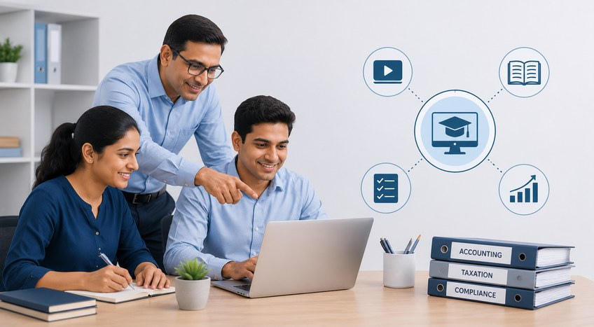 Which Software Is Best for Quickly Training New Accountants and Junior Staff in Indian Firms?