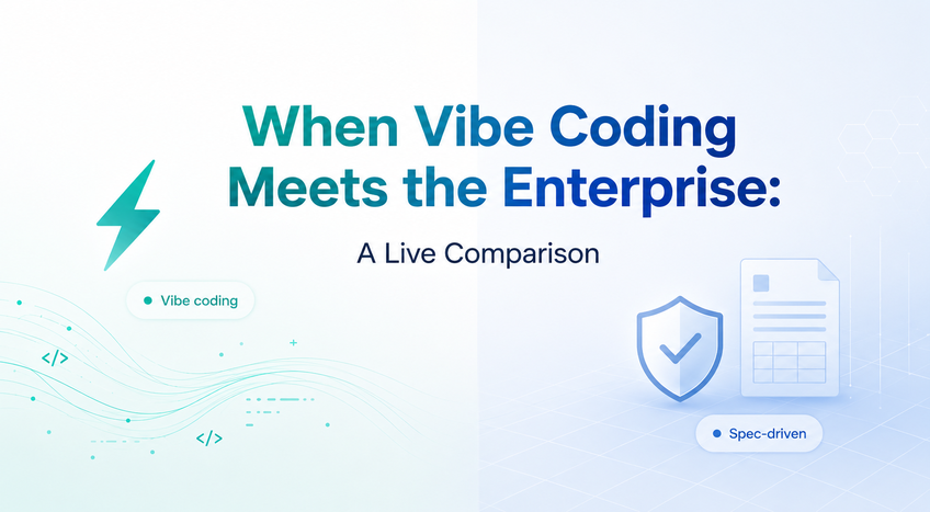 When Vibe Coding Meets the Enterprise: A Live Comparison 