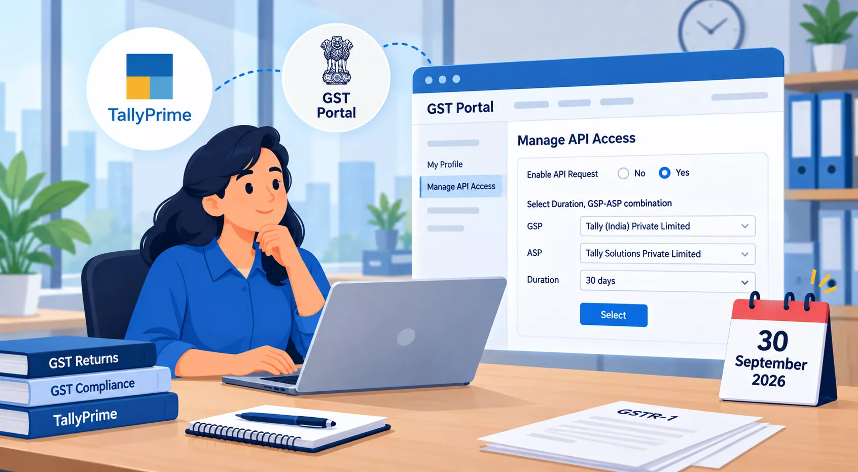 GSP Selection on GST Portal: What TallyPrime Users Need to Know