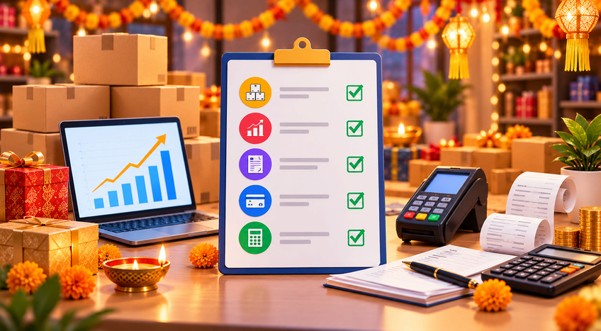 Diwali Business Preparation Checklist: Inventory, Sales, Billing, Payments & Accounting