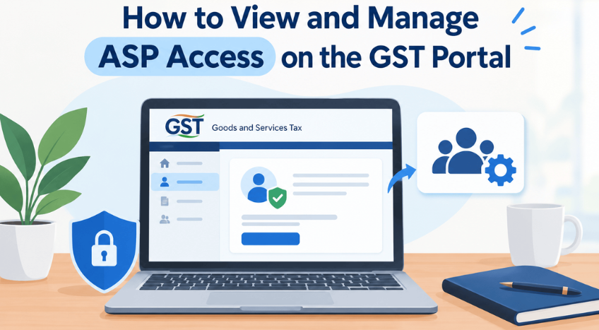 How to View and Manage ASP Access on the GST Portal