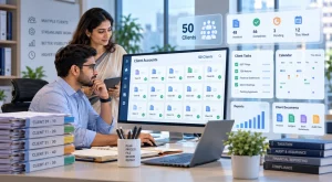 Managing Accounting for 50 clients: How Modern CA Firms Stay Efficient